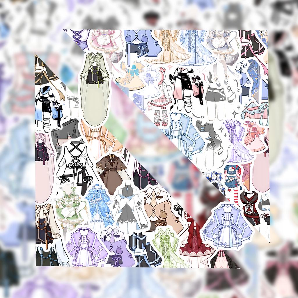 63-Piece Clothing Design Doodle Stickers for Skirts & Outfits
63-Piece Clothing Design Doodle Stickers for Skirts & Outfits