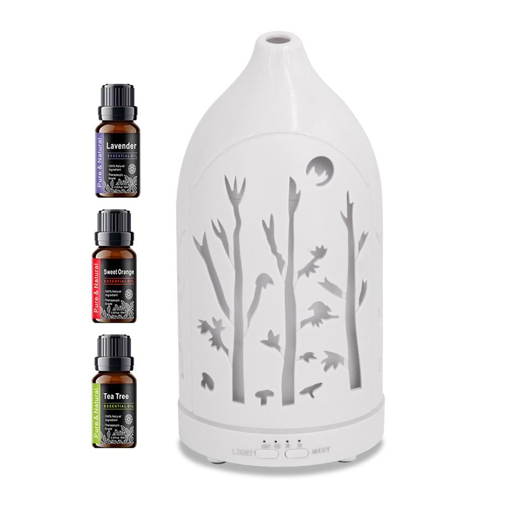 7 Color LED Aromatherapy Diffuser with Hollow Out Design Includes 3 Essential Oils, Auto Shut Off, Ultra Quiet Operation for Ho 200ml білий
7 Color LED Aromatherapy Diffuser with Hollow Out Design Includes 3 Essential Oils, Auto Shut Off, Ultra Quiet Operation for Ho 200ml білий