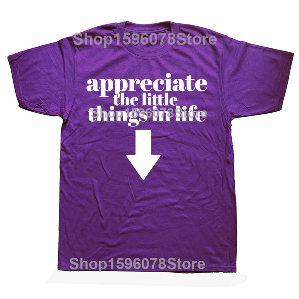 Appreciate The Little Things In Life Arrow Funny Adult Joke Graphic T-shirts Men Tshirt 100% Cotton Loose Oversized T Shirt 4XL
Appreciate The Little Things In Life Arrow Funny Adult Joke Graphic T-shirts Men Tshirt 100% Cotton Loose Oversized T Shirt 4XL