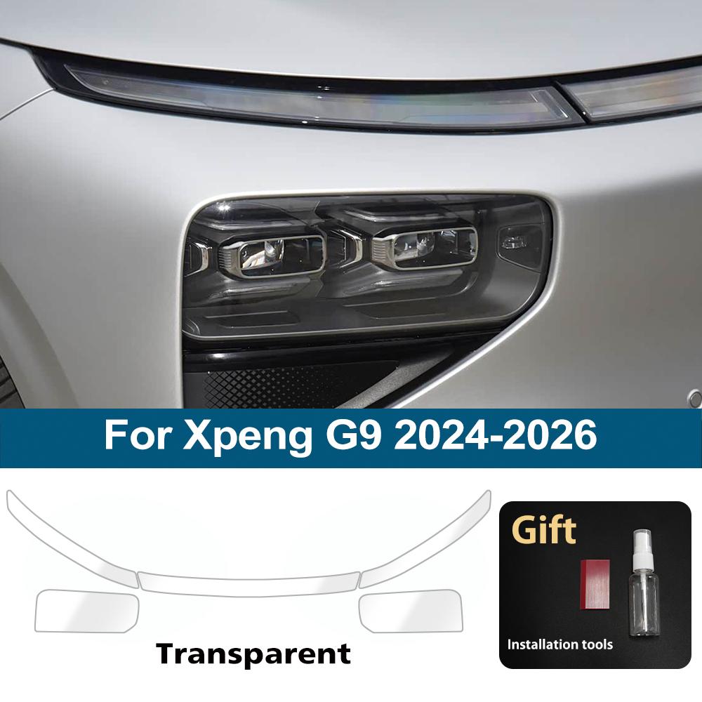 Premium High-Gloss Smoke Black TPU Car Headlight Protection Film for Xpeng G9 2025-2026 Pre-Cut PPF Anti-Scratch Vinyl Film Kit For G9 24-26 CLR
Premium High-Gloss Smoke Black TPU Car Headlight Protection Film for Xpeng G9 2025-2026 Pre-Cut PPF Anti-Scratch Vinyl Film Kit For G9 24-26 CLR