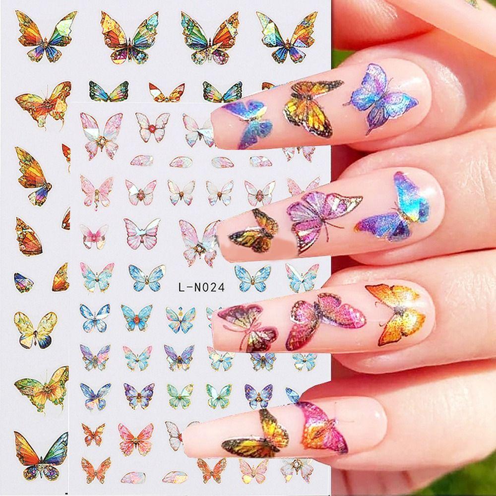 Colorful Nail Sticker 3D Charm Nail Art Decorations Manicure DIY Laser Butterfly For Nails L-N018
Colorful Nail Sticker 3D Charm Nail Art Decorations Manicure DIY Laser Butterfly For Nails L-N018