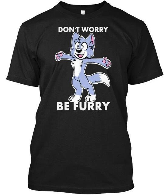 Furry Fandom Dont Worry Be 100% Cotton T-shirt Mens Tees Top Made in the USA T-Shirt Tee Top Unisex XL
Furry Fandom Dont Worry Be 100% Cotton T-shirt Mens Tees Top Made in the USA T-Shirt Tee Top Unisex XL