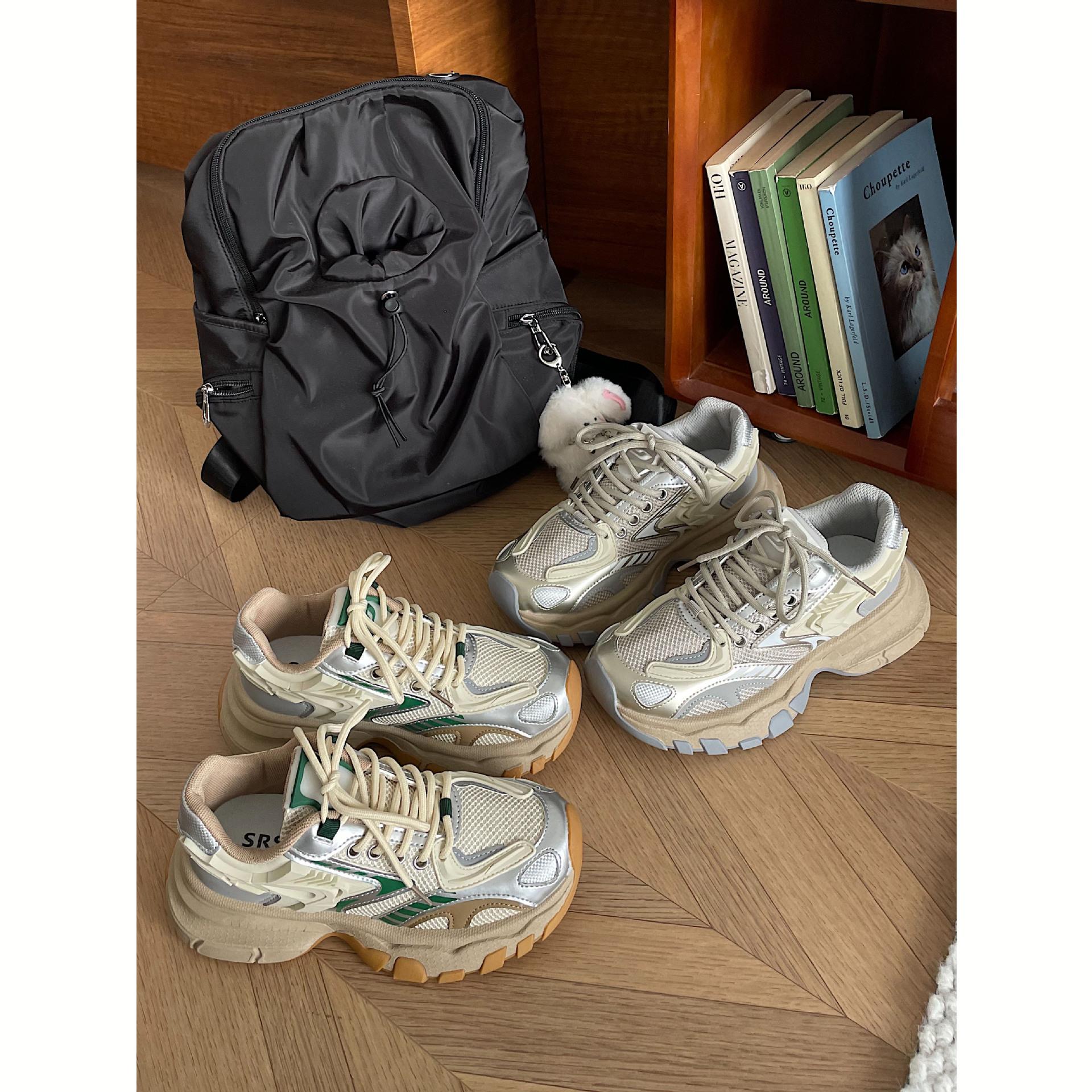 Jinmi retro outdoor dad shoes women s thick-soled heightening casual versatile couple shoes sports jogging shoes trendy brand 35 зелёный
Jinmi retro outdoor dad shoes women s thick-soled heightening casual versatile couple shoes sports jogging shoes trendy brand 35 зелёный