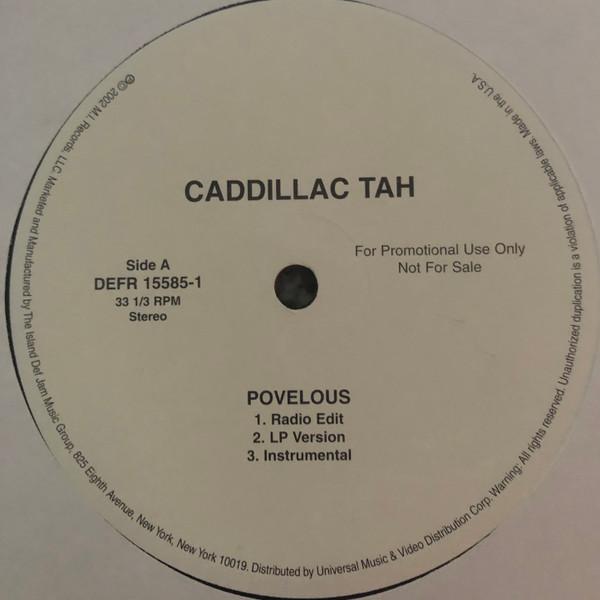 12inch Record CADDILLAC TAH - Povelous / It s Caddillac DEFR155851 Murder Inc Reco 2002 US Rap & Hip-Hop/R&B Used
12inch Record CADDILLAC TAH - Povelous / It s Caddillac DEFR155851 Murder Inc Reco 2002 US Rap & Hip-Hop/R&B Used