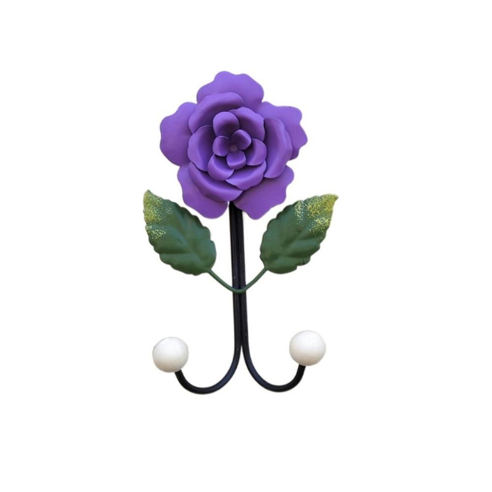 Metal Rose Key Hook Wall Mounted Creative Over Door Hanger Single/Double Hook Modern Storage Wall Hook Clothing
Metal Rose Key Hook Wall Mounted Creative Over Door Hanger Single/Double Hook Modern Storage Wall Hook Clothing