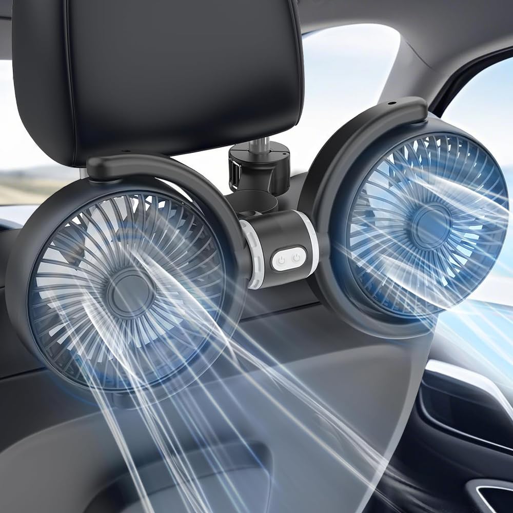 Car Fan, 2025 Summer Debut, USB Powered, Car Fan, For Rear Seats, Double-Headed Car
Car Fan, 2025 Summer Debut, USB Powered, Car Fan, For Rear Seats, Double-Headed Car
