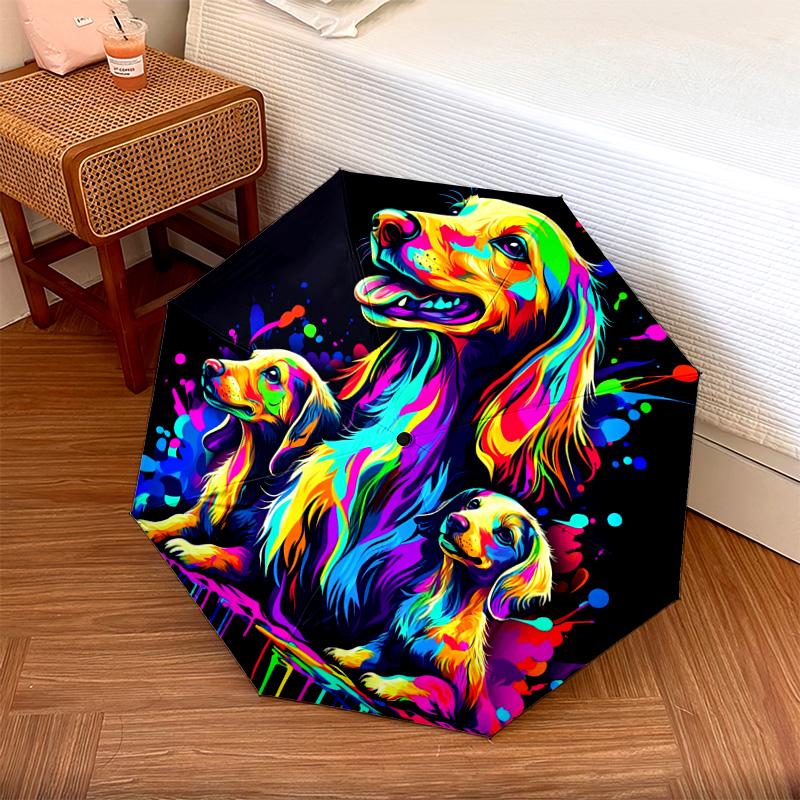 1 шт. Автоматична складана парасолька - Візерунок Кольорові собаки , Портативна та складана конструкція з 8 спицями, Різдвяні подарунки на день народження
1 шт. Автоматична складана парасолька - Візерунок Кольорові собаки , Портативна та складана конструкція з 8 спицями, Різдвяні подарунки на день народження