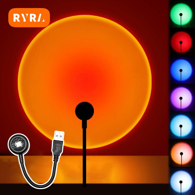 RYRA USB Sunset Light cellulare Self Photography Light LED Rainbow Neon Night Light Proiettore Fotografia Wall Atmosphere
RYRA USB Sunset Light cellulare Self Photography Light LED Rainbow Neon Night Light Proiettore Fotografia Wall Atmosphere