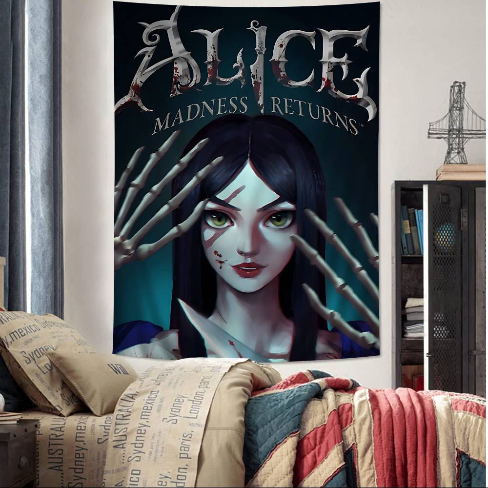 AAlice MMadness RReturns Cartoon Tapestry Wall Hanging Decoration Household Home Decor 74x94cm(29x37in)
AAlice MMadness RReturns Cartoon Tapestry Wall Hanging Decoration Household Home Decor 74x94cm(29x37in)