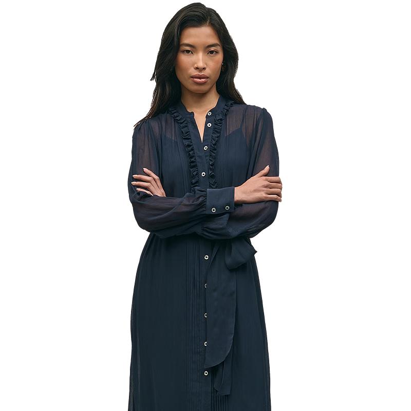 Brooks Brothers Women s Ruffle Lined Round Neck Dress M 6
Brooks Brothers Women s Ruffle Lined Round Neck Dress M 6