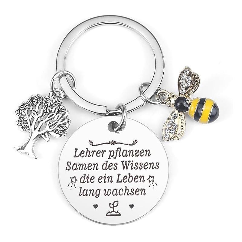 And Adorable Practical Stainless Steel Bee Keychain Suitable For Teacher Gifts Appreciation ML1191
And Adorable Practical Stainless Steel Bee Keychain Suitable For Teacher Gifts Appreciation ML1191