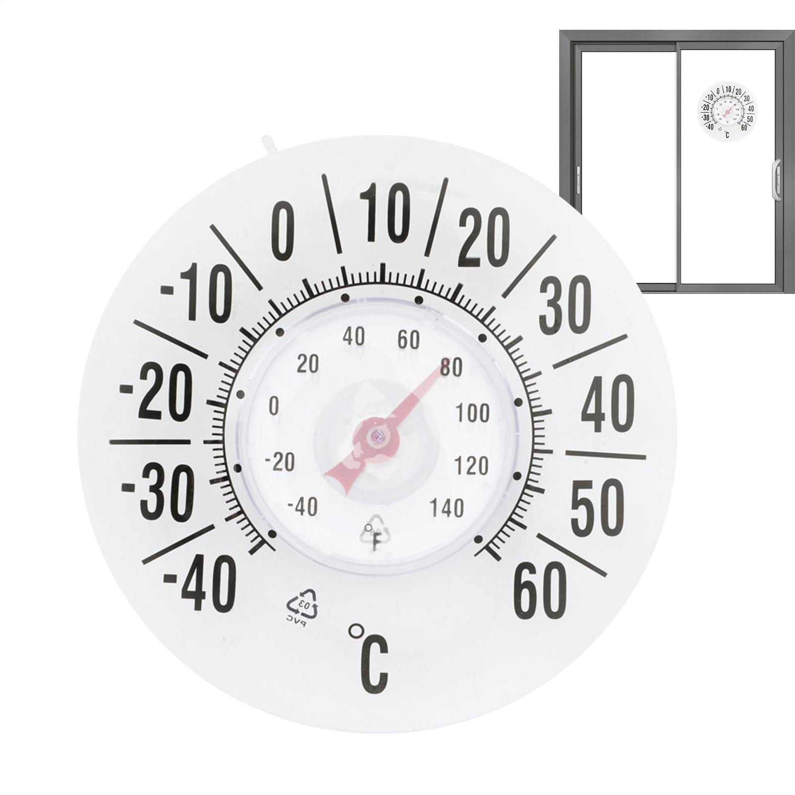 180mm Round Temperature Gauge Suction Cup Transparent Accurate House Wall Clock Weather Temperature Meter For Home Window Garden CN
180mm Round Temperature Gauge Suction Cup Transparent Accurate House Wall Clock Weather Temperature Meter For Home Window Garden CN