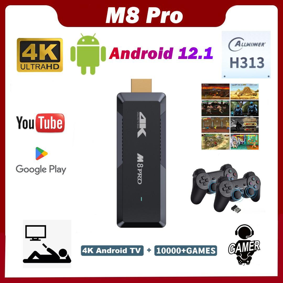 M8 Pro TV Stick Android 12,1 4K Ultra HD Wi-Fi 2,4G и 5,0G 1G 8G Медиаплеер 2 в 1 Ретро игровая консоль Коробка в подарок для детей
M8 Pro TV Stick Android 12,1 4K Ultra HD Wi-Fi 2,4G и 5,0G 1G 8G Медиаплеер 2 в 1 Ретро игровая консоль Коробка в подарок для детей