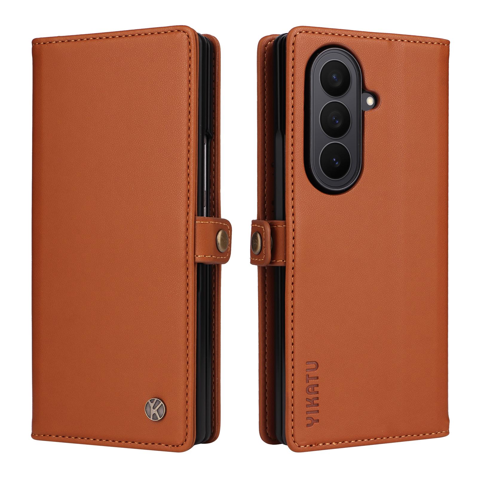 For Samsung Galaxy Z Fold7 5G Phone Cases YIKATU Magnetic Closure PU Leather Mobile Cover
For Samsung Galaxy Z Fold7 5G Phone Cases YIKATU Magnetic Closure PU Leather Mobile Cover