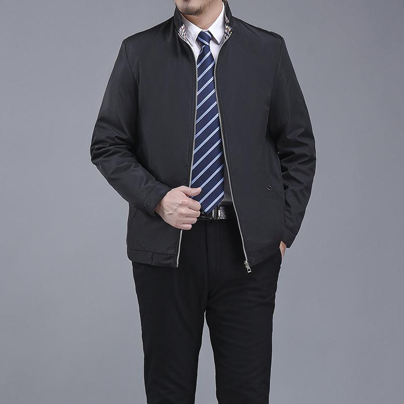 Autumn and Winter New Fashion Loose Stand-collar Jacket Men s Middle-aged Jacket Thin Business Casual Jacket Men M
Autumn and Winter New Fashion Loose Stand-collar Jacket Men s Middle-aged Jacket Thin Business Casual Jacket Men M