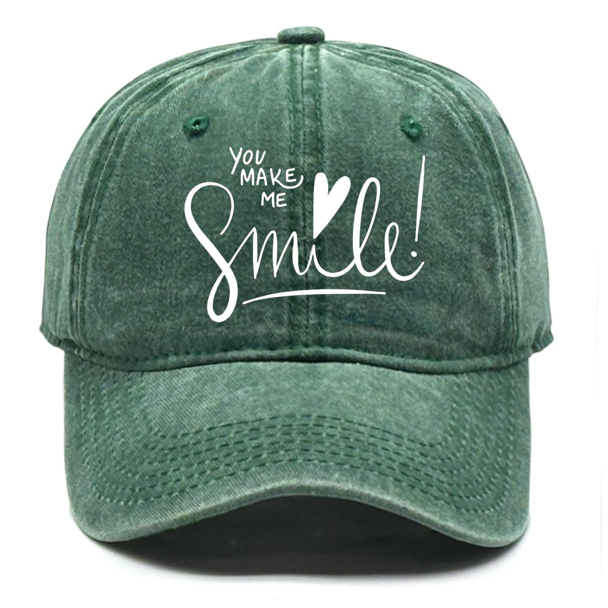 You Make Me Smile Print Snapback Baseball Cap Cotton Hat Leisure Lightweight Adjustable Baseball Caps Ideal Choice For Tennis зелений
You Make Me Smile Print Snapback Baseball Cap Cotton Hat Leisure Lightweight Adjustable Baseball Caps Ideal Choice For Tennis зелений