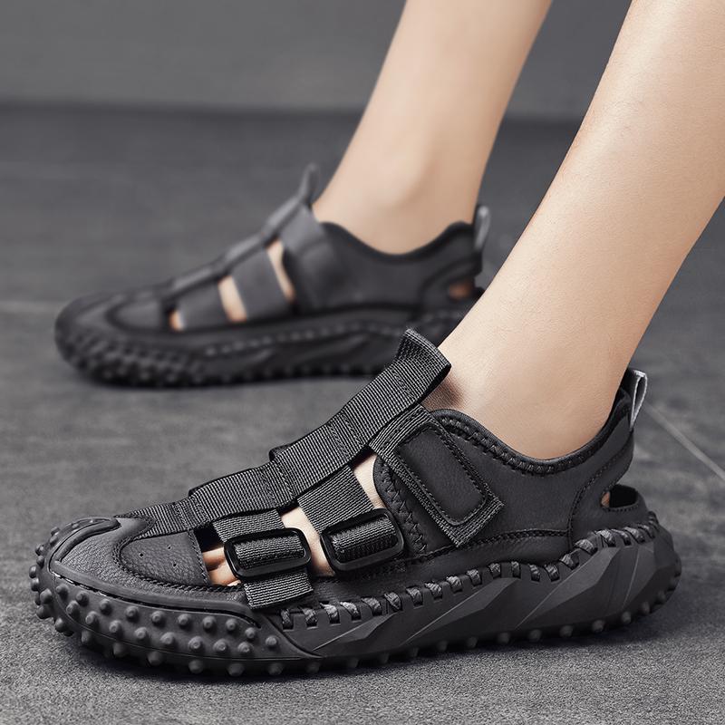 Sandals men s 2025 new summer wear large size non-slip sports and leisure shoes trendy Baotou beach Shoes 39 чорний
Sandals men s 2025 new summer wear large size non-slip sports and leisure shoes trendy Baotou beach Shoes 39 чорний