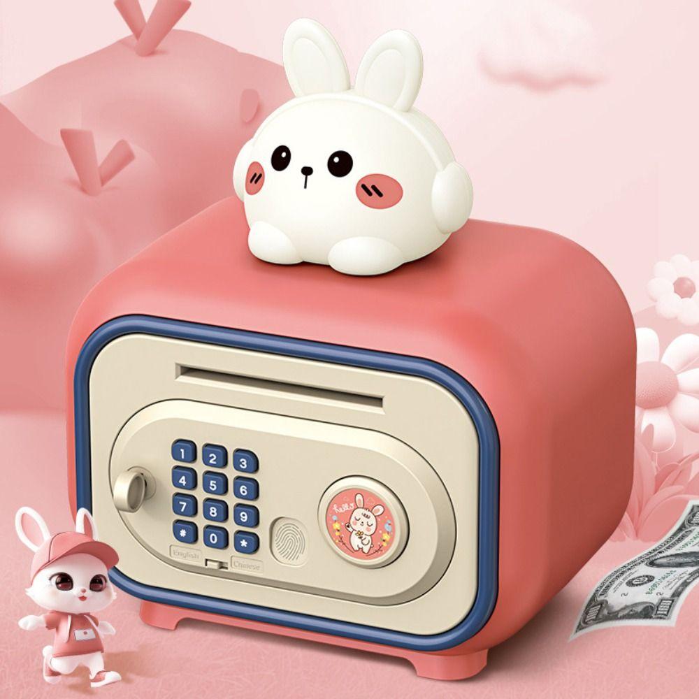 Voice Reminder Smart Money Deposit Box Fingerprint -Protected Children Money Boxes Home Decoration Green-Style C
Voice Reminder Smart Money Deposit Box Fingerprint -Protected Children Money Boxes Home Decoration Green-Style C
