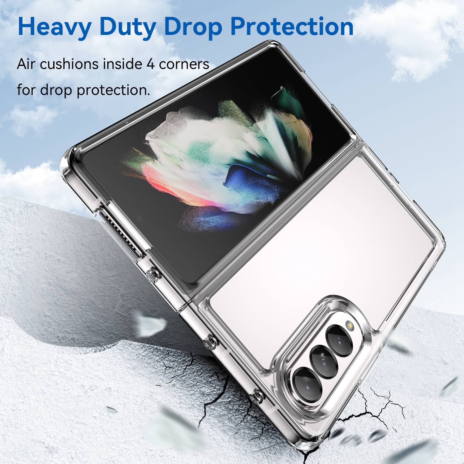 Clear Phone Case for Samsung Galaxy Z Fold4 5G,TPU Frame Acrylic Back Cover Brushed Anti-fingerprint Protector with Independent Buttons Transparent
Clear Phone Case for Samsung Galaxy Z Fold4 5G,TPU Frame Acrylic Back Cover Brushed Anti-fingerprint Protector with Independent Buttons Transparent