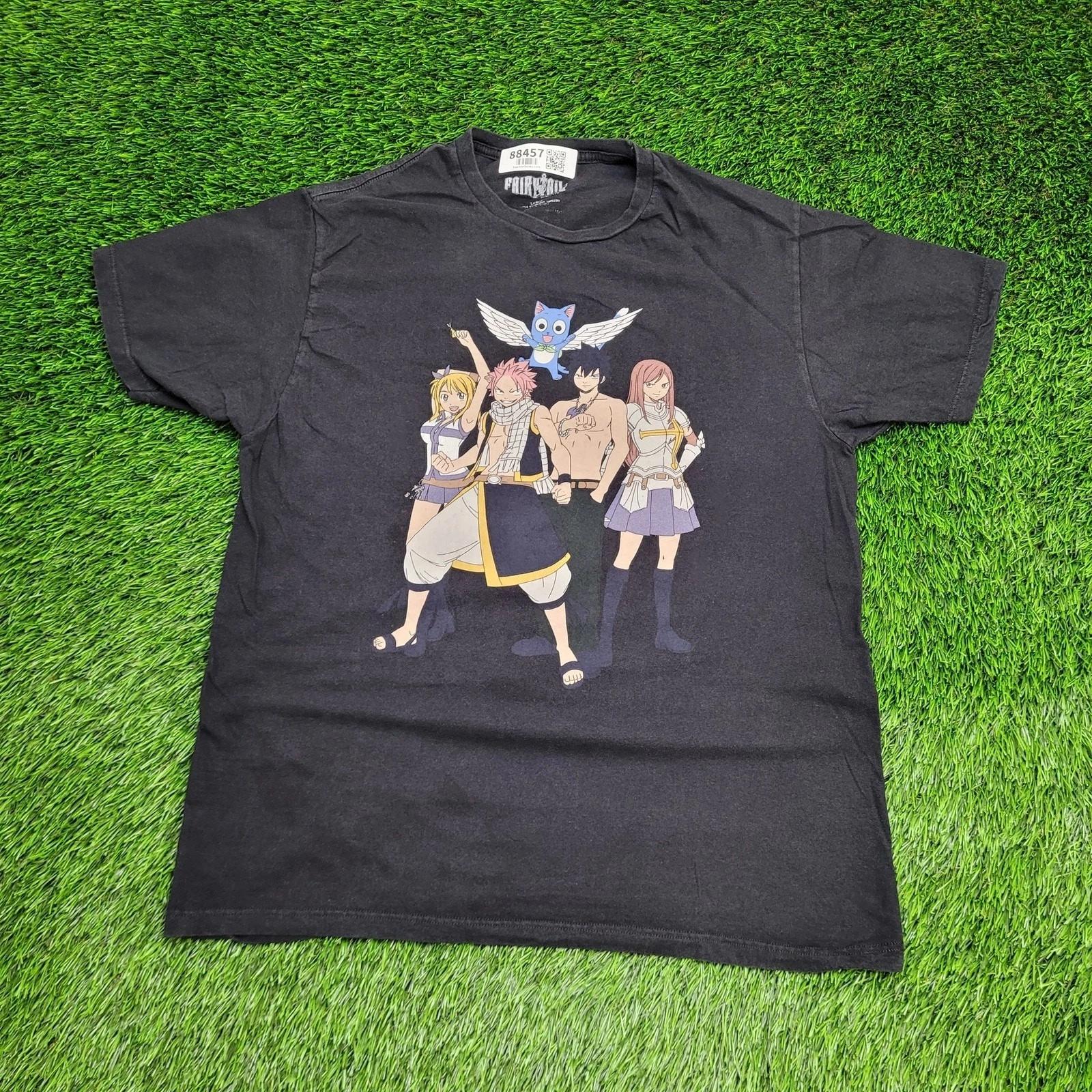 Fairy-Tail Anime Shirt M/L 21x27 Natsu Lucy Gray Ezra Graphic Manga Cotton Tee S
Fairy-Tail Anime Shirt M/L 21x27 Natsu Lucy Gray Ezra Graphic Manga Cotton Tee S
