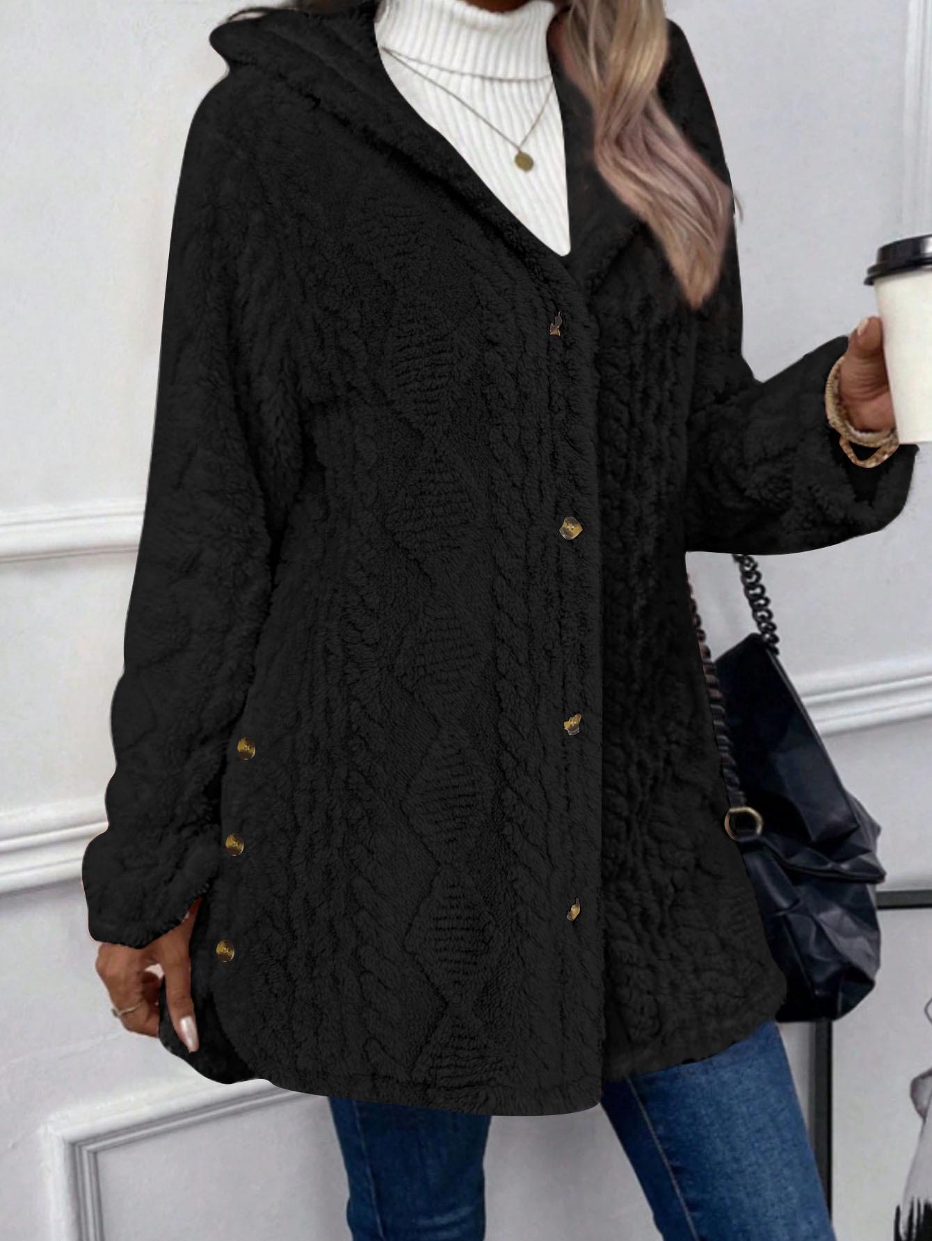 TUME Plus Size Women’s Autumn & Winter Jacquard Knit Coat with Fleece Hood 3XL
TUME Plus Size Women’s Autumn & Winter Jacquard Knit Coat with Fleece Hood 3XL
