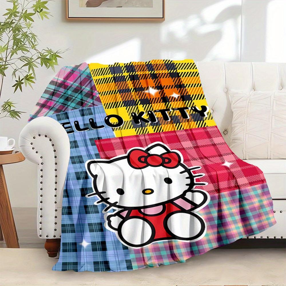 1pc Hello Kitty plaid pattern blanket - seasonal home decoration, comfortable and pleasant, suitable for all seasons, machine washable, suit 130x150cm
1pc Hello Kitty plaid pattern blanket - seasonal home decoration, comfortable and pleasant, suitable for all seasons, machine washable, suit 130x150cm