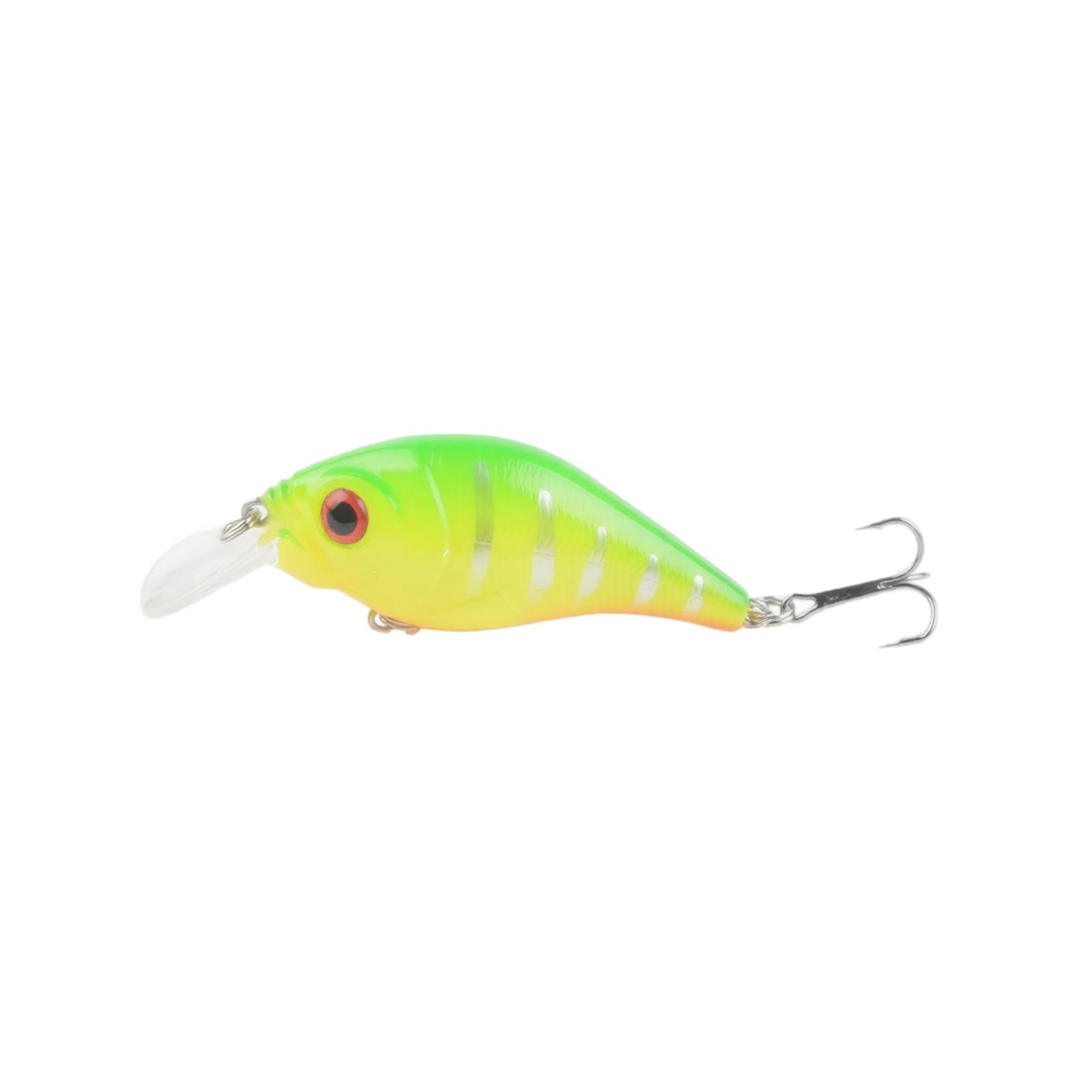 Fishing Lure Crankbait Hard Bait with Treble Hook Realistic Body Shape Durable Material Suitable for Freshwater and Saltwater Fishing one size
Fishing Lure Crankbait Hard Bait with Treble Hook Realistic Body Shape Durable Material Suitable for Freshwater and Saltwater Fishing one size