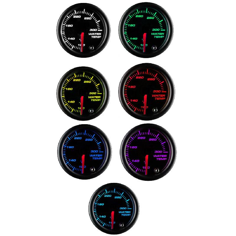 52Mm Atv Utv Water Temp Gauge Pointer Temperature Meter 7 Color Led 100-300 °F
52Mm Atv Utv Water Temp Gauge Pointer Temperature Meter 7 Color Led 100-300 °F