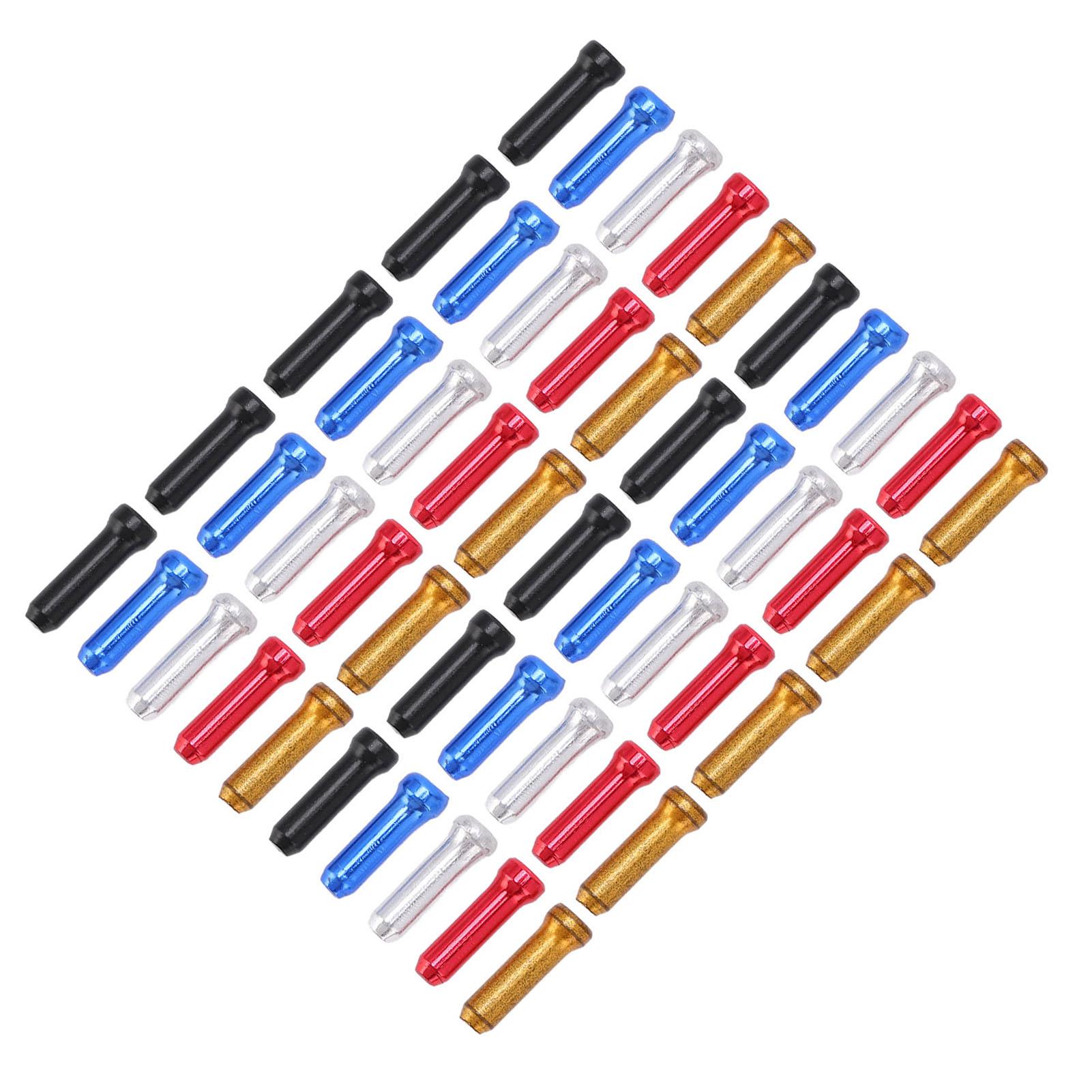 50PCS Bicycle Brake Cable Cap 5 Color Assortment Aluminum Impact Resistant Cable End Crimp
50PCS Bicycle Brake Cable Cap 5 Color Assortment Aluminum Impact Resistant Cable End Crimp