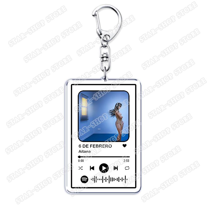 Hot Singers Songs Keychains for Women Accessories Bag Barcelona Mon Amour Presiento Music Keying Jewelry Fans Friends Gifts
Hot Singers Songs Keychains for Women Accessories Bag Barcelona Mon Amour Presiento Music Keying Jewelry Fans Friends Gifts