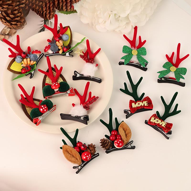 Children s Christmas Reindeer Antler Hair Clip - Mori Style Cartoon Holiday Accessory
Children s Christmas Reindeer Antler Hair Clip - Mori Style Cartoon Holiday Accessory