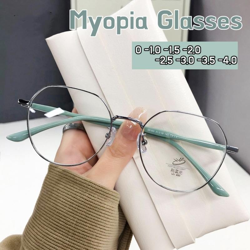 Fashion New Metal Frame Blue Light Blocking Myopia Glasses Women Men Unisex Computer Minus Eyewear Anti Fatigue Near Sight Eyeglasses
Fashion New Metal Frame Blue Light Blocking Myopia Glasses Women Men Unisex Computer Minus Eyewear Anti Fatigue Near Sight Eyeglasses