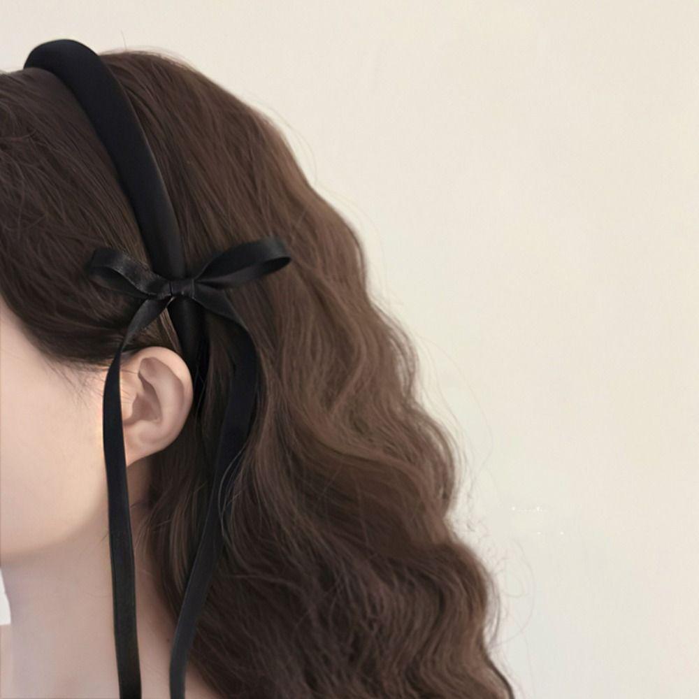 Длинная лента-бантик с кисточками для волос Y2k Balletcore Bow Headband Retro Female Hair Accessories чёрный
Длинная лента-бантик с кисточками для волос Y2k Balletcore Bow Headband Retro Female Hair Accessories чёрный