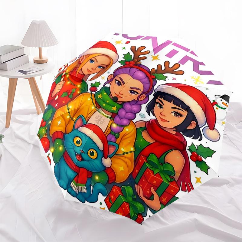 1pc HUNTRIT Christmas Edition Automatic Folding Umbrella Portable 3-Fold Design with 8-Bone Iron Frame, Perfect Outdoor Gift for Fans, Travelers, Dail
1pc HUNTRIT Christmas Edition Automatic Folding Umbrella Portable 3-Fold Design with 8-Bone Iron Frame, Perfect Outdoor Gift for Fans, Travelers, Dail