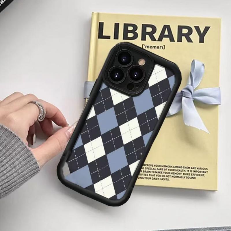 Stylish Blue Plaid Apple Phone Case for 17/16/15 Pro, 14 Pro Max, 13/12/11 iPhone 16e
Stylish Blue Plaid Apple Phone Case for 17/16/15 Pro, 14 Pro Max, 13/12/11 iPhone 16e
