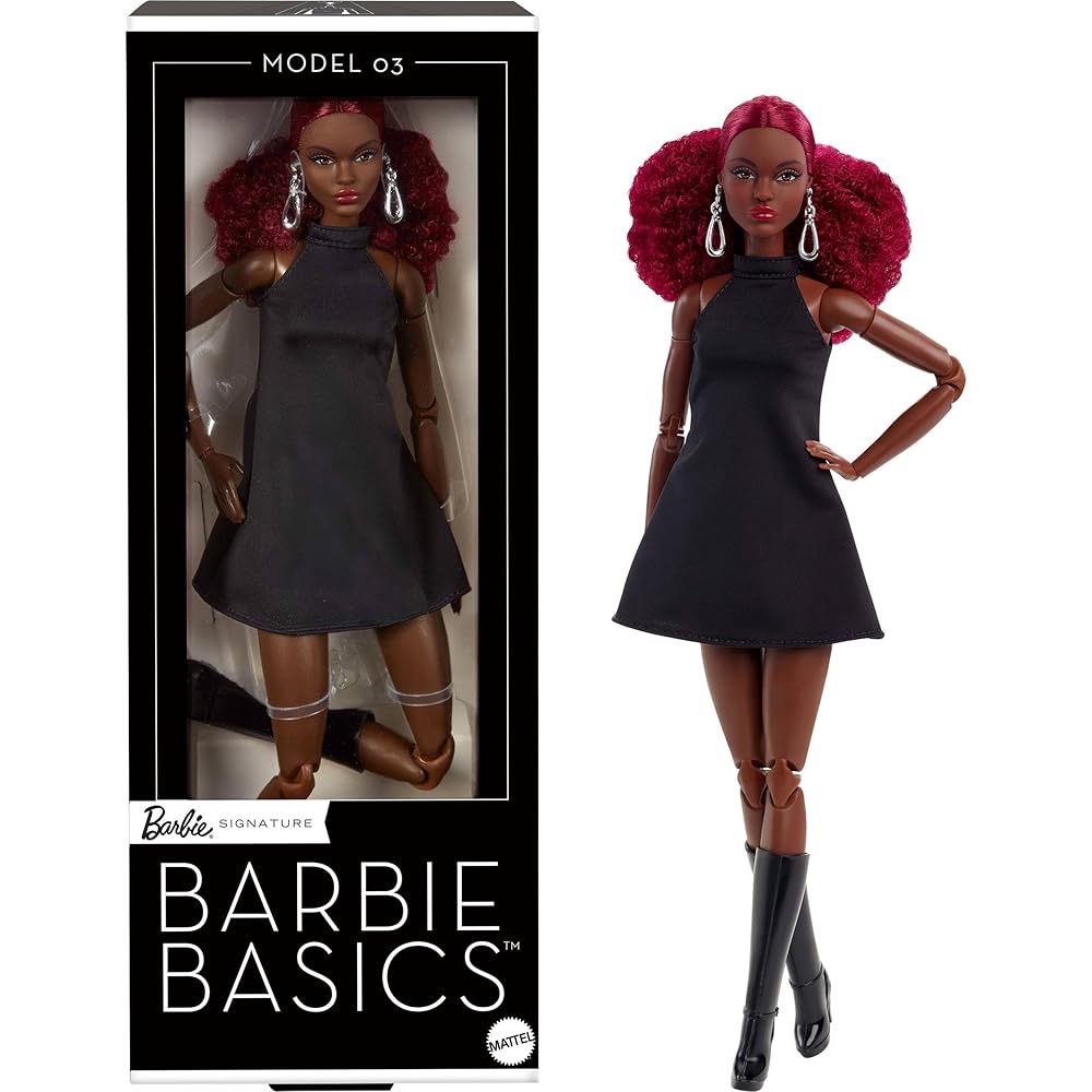 Barbie Basic Cherry Pink Signature Black Dress-Up Doll House for Ages 6 and Up
Barbie Basic Cherry Pink Signature Black Dress-Up Doll House for Ages 6 and Up