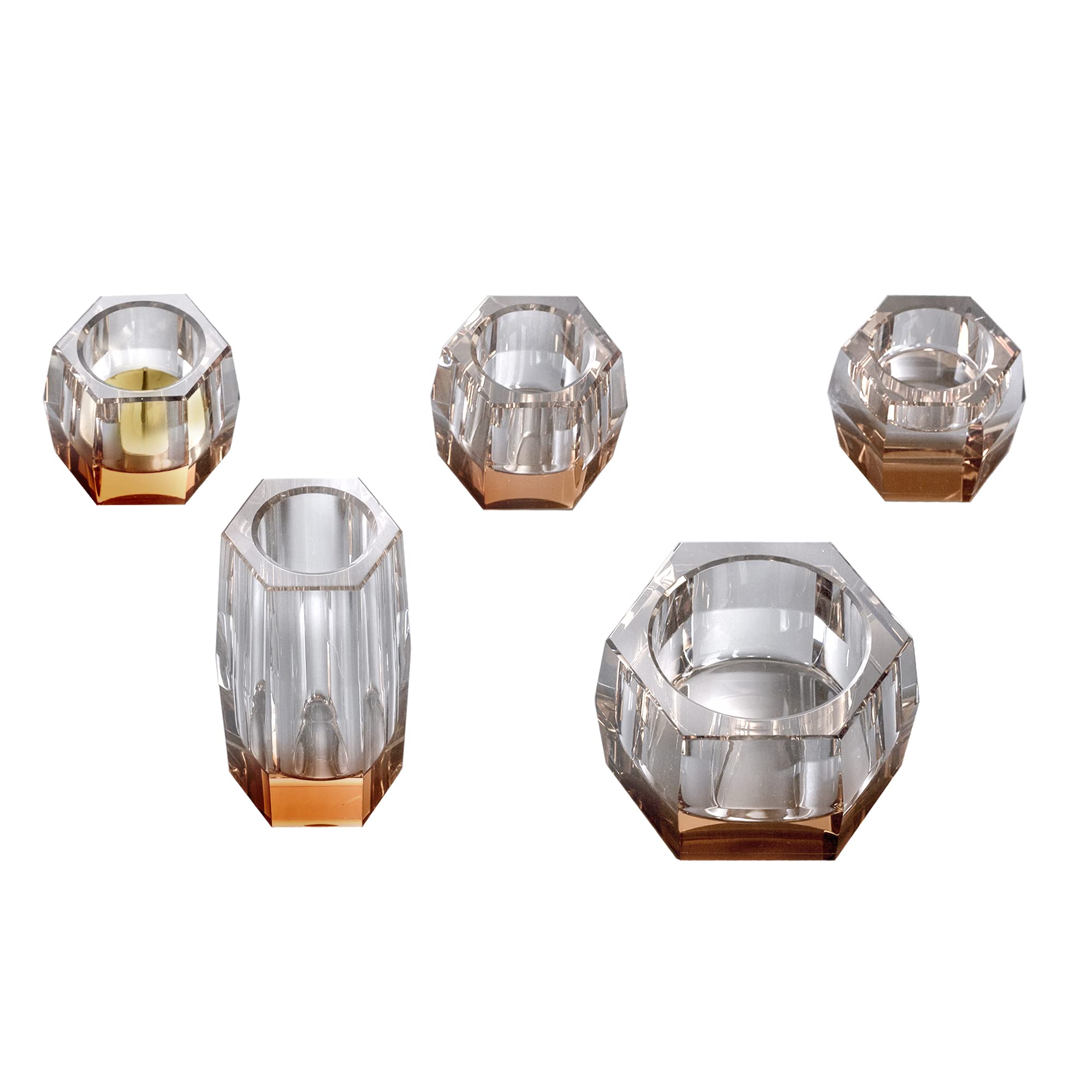 Hermes Cafe Brown Buddhist Altar Set, 5 Buddhist Altar Accessories, 2.5-inch, Crystal, Modern, Stylish, 3-Color (Cafe Brown), Incense Burner, Flower
Hermes Cafe Brown Buddhist Altar Set, 5 Buddhist Altar Accessories, 2.5-inch, Crystal, Modern, Stylish, 3-Color (Cafe Brown), Incense Burner, Flower