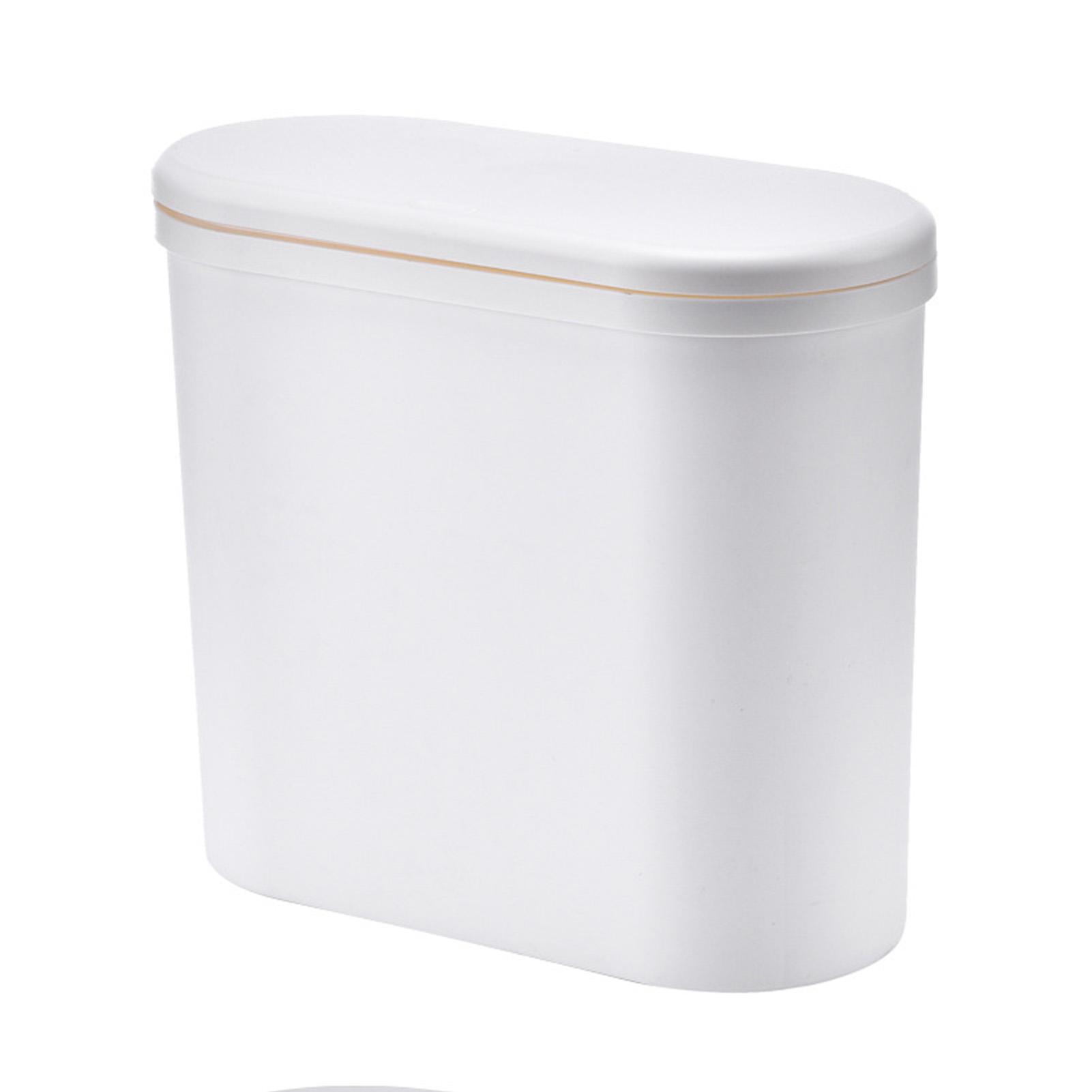 Narrow Garbage Can Space Saving Stylish Plastic Slim Waste Bin with Press Open Lid for Kitchen
Narrow Garbage Can Space Saving Stylish Plastic Slim Waste Bin with Press Open Lid for Kitchen