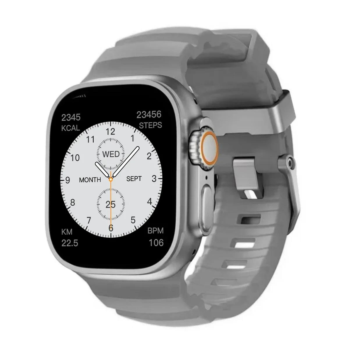НОВИЙ спортивний силіконовий ремінець для Apple Watch Ultra 3 11 10 9 8 7 6 SE3 Титановий металевий браслет-ремінець для iWatch 42мм 44 45 46мм 49мм Ultra 1 2 3 49mm
НОВИЙ спортивний силіконовий ремінець для Apple Watch Ultra 3 11 10 9 8 7 6 SE3 Титановий металевий браслет-ремінець для iWatch 42мм 44 45 46мм 49мм Ultra 1 2 3 49mm