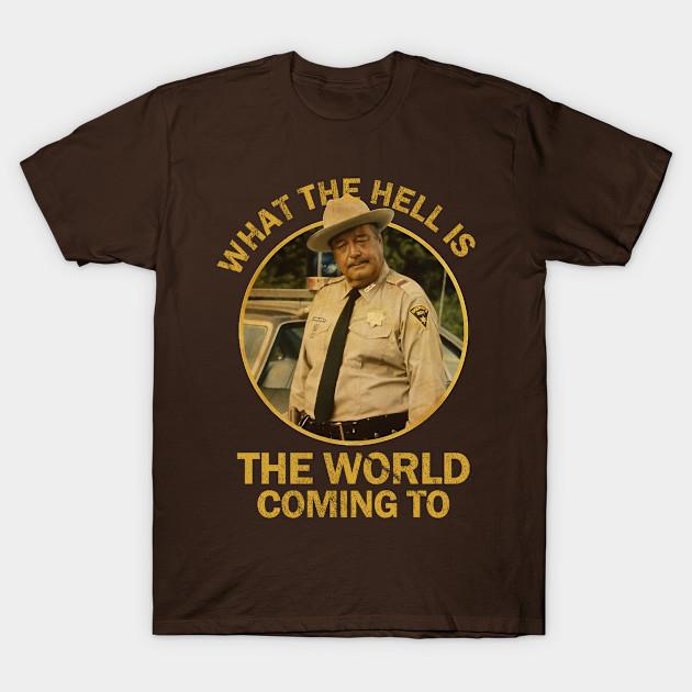 Men Black Print T-shirt The World Coming To - Smokey Bandit No-Cut Transfer Paper Print Cotton Tshirt 3XL коричневий
Men Black Print T-shirt The World Coming To - Smokey Bandit No-Cut Transfer Paper Print Cotton Tshirt 3XL коричневий