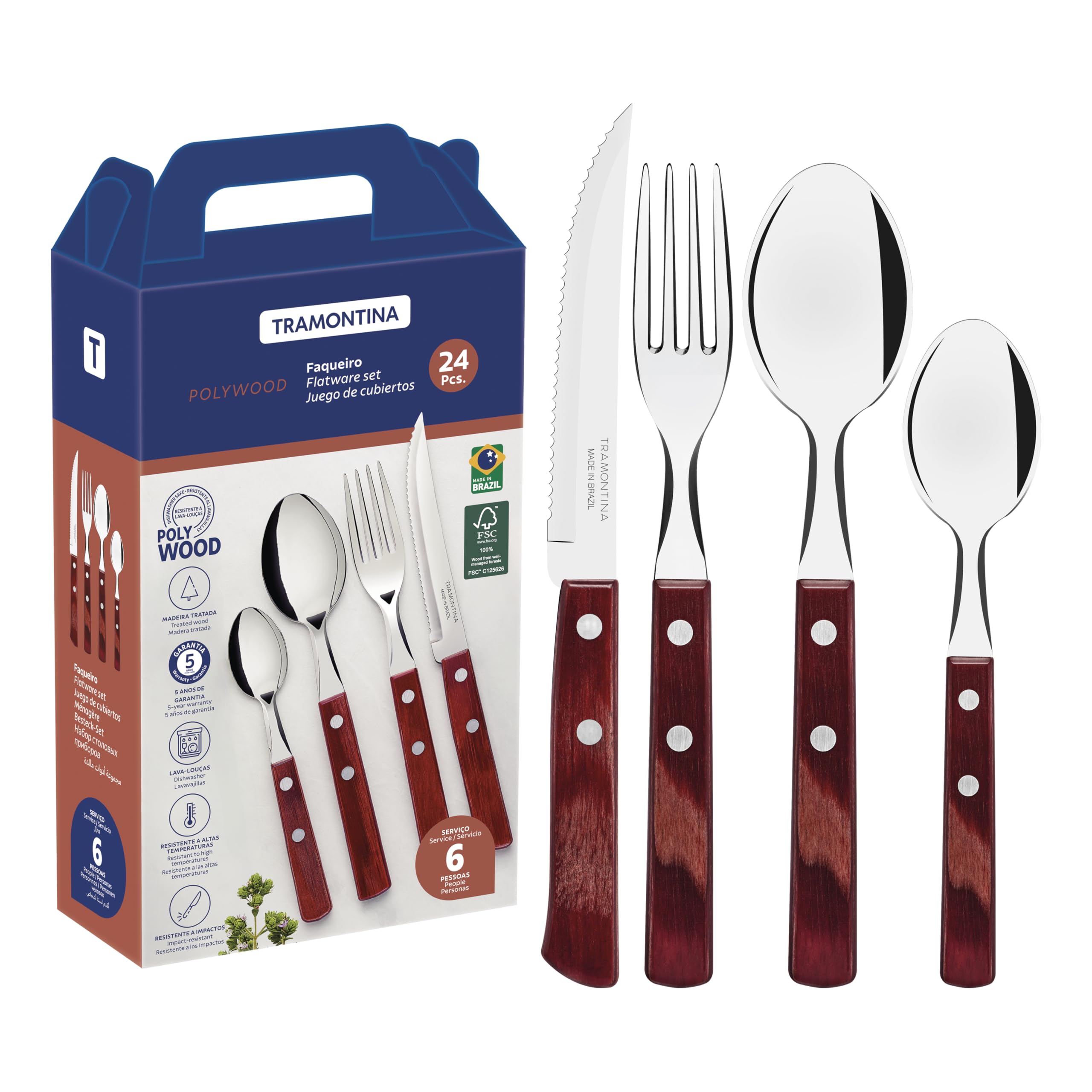 21199/705 Polywood Tableware 24pc Red
21199/705 Polywood Tableware 24pc Red