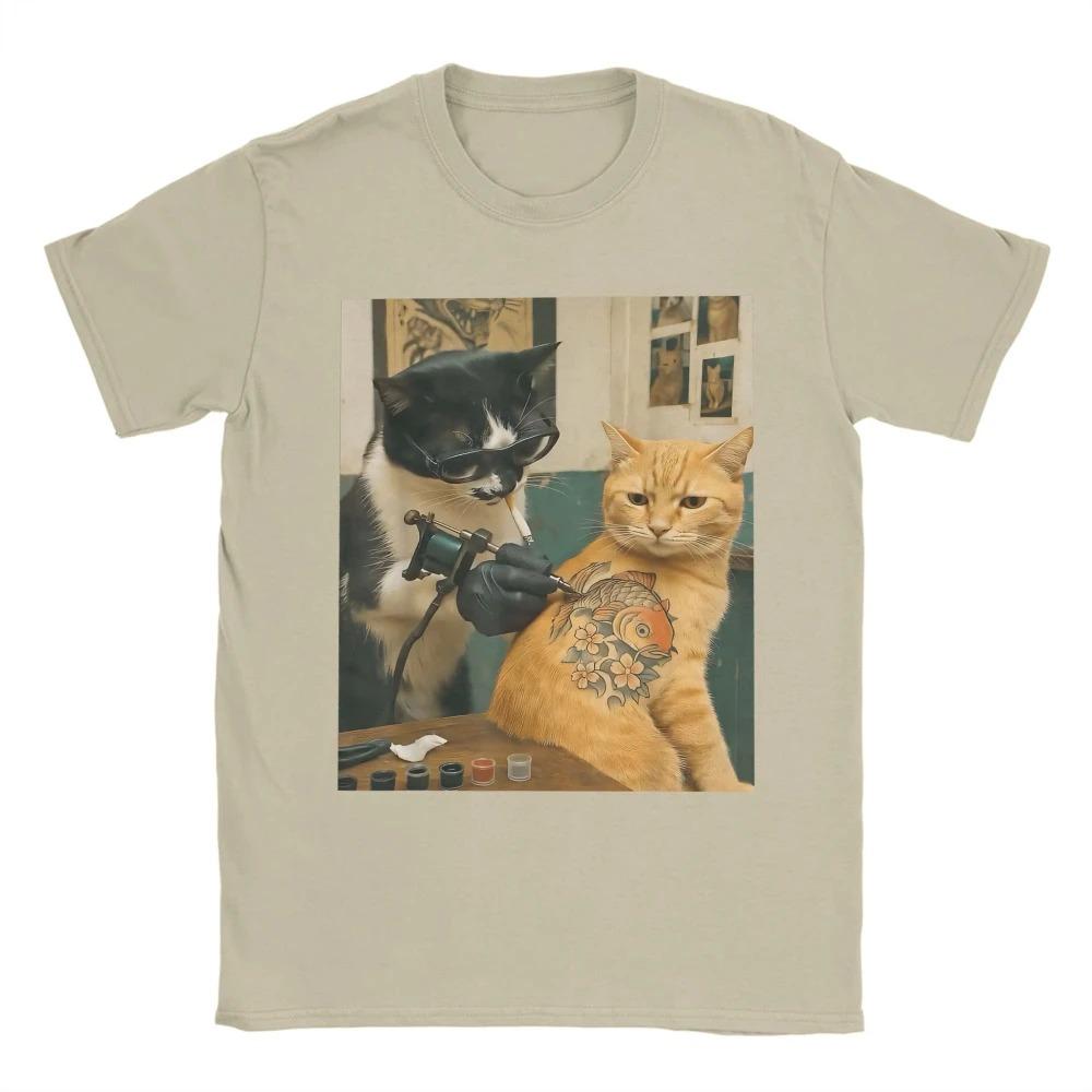 Cat Smoking Tattoo Pattern Funny Meme Unisex TShirt Harajuku Style Short Sleeve Summer Crew Neck Plus Size Clothing S
Cat Smoking Tattoo Pattern Funny Meme Unisex TShirt Harajuku Style Short Sleeve Summer Crew Neck Plus Size Clothing S