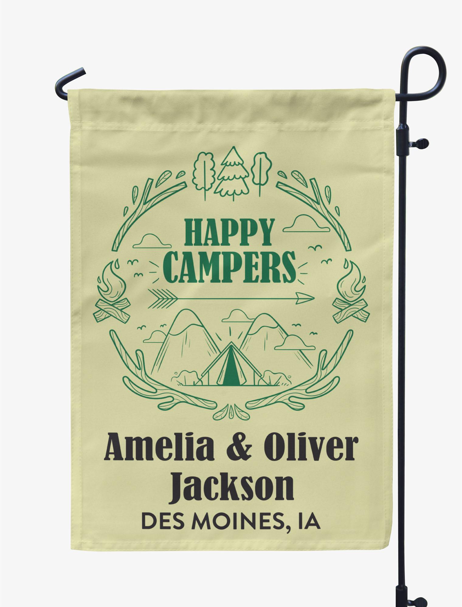 Printtoo Tan Happy Campers Outdoor Camping Flags For Campers Personalized Double Sided Flag Outdoor Decor Sign 12.5 x 18 Inches дубильная кора
Printtoo Tan Happy Campers Outdoor Camping Flags For Campers Personalized Double Sided Flag Outdoor Decor Sign 12.5 x 18 Inches дубильная кора