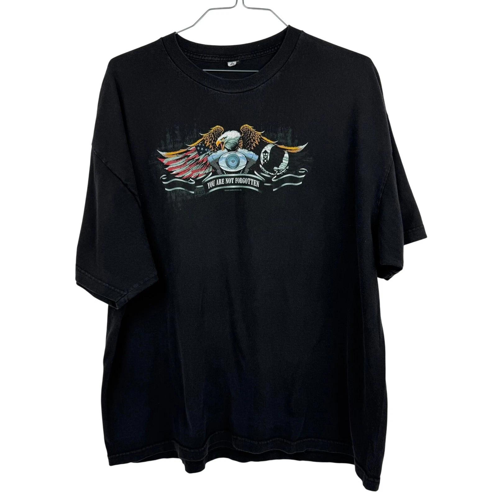 VTG Military Eagle American Flag Some Gave All Graphic T-Shirt Sz 2XL 4XL
VTG Military Eagle American Flag Some Gave All Graphic T-Shirt Sz 2XL 4XL