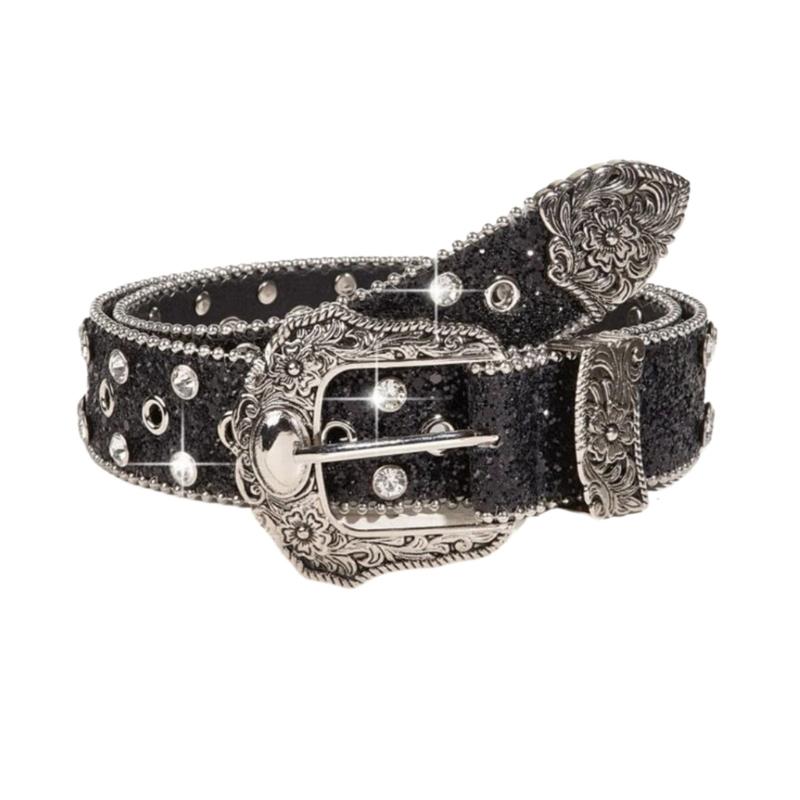 Поясной ремень с регулируемой пряжкой-штифтом, полностью расшитый пайетками, взрослый ПУ пояс для женщин, для пальто, платья, регулируемая длина чёрный
Поясной ремень с регулируемой пряжкой-штифтом, полностью расшитый пайетками, взрослый ПУ пояс для женщин, для пальто, платья, регулируемая длина чёрный