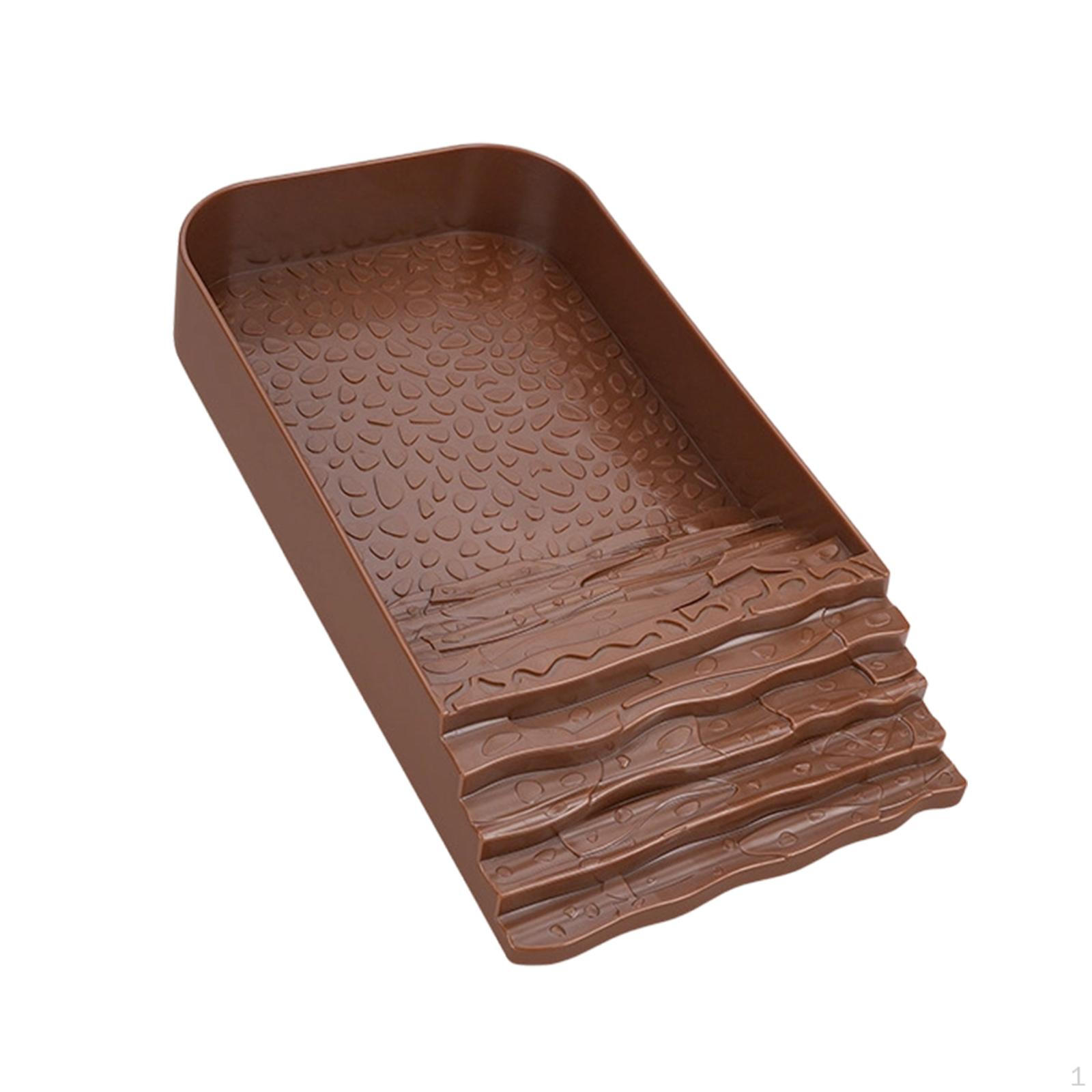 Reptile Bath, for Reptiles, Terrarium Design Accessories, Turtle Feeder, Feeder Brown Red
Reptile Bath, for Reptiles, Terrarium Design Accessories, Turtle Feeder, Feeder Brown Red
