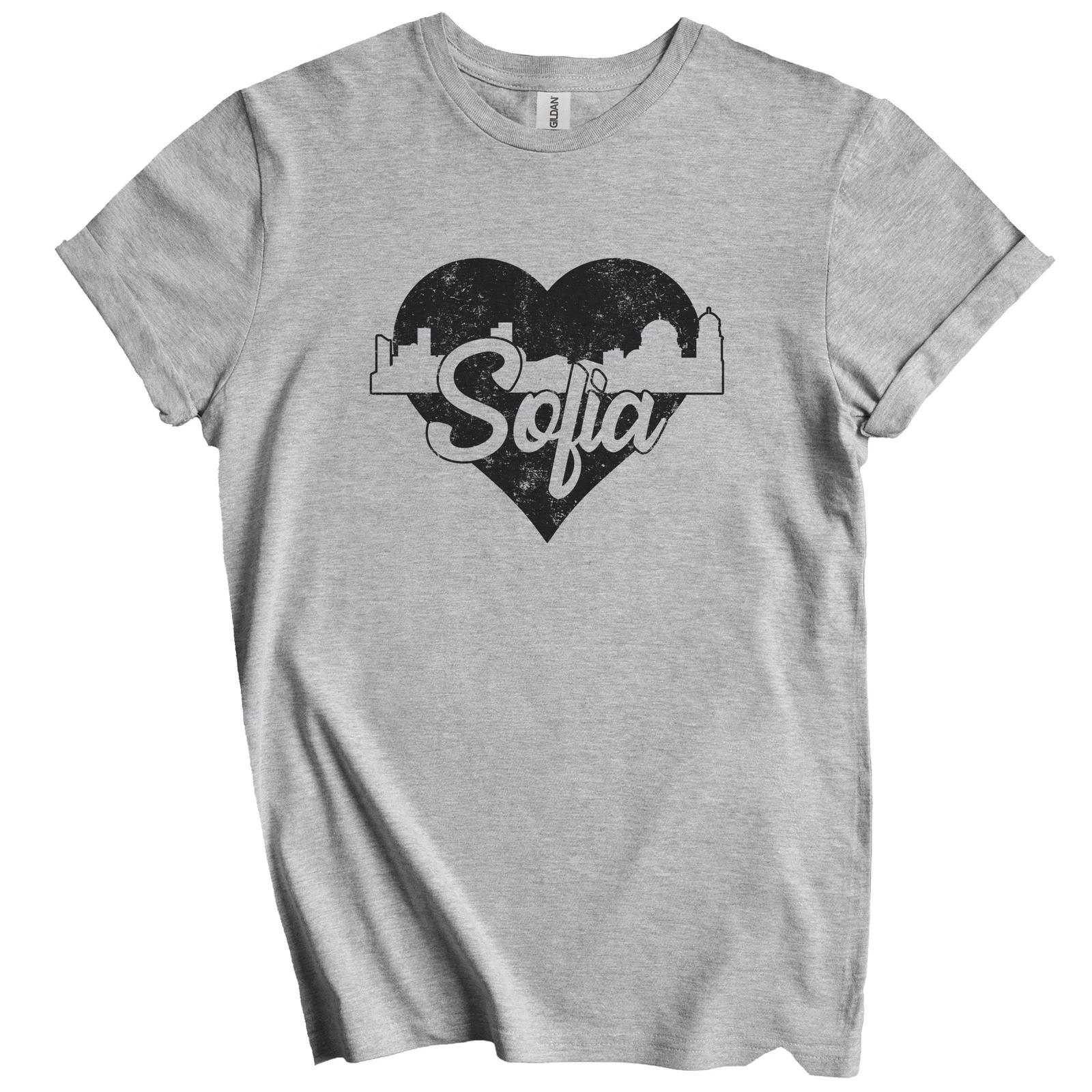 Retro Sofia Bulgaria Skyline Heart Distressed T-Shirt S
Retro Sofia Bulgaria Skyline Heart Distressed T-Shirt S