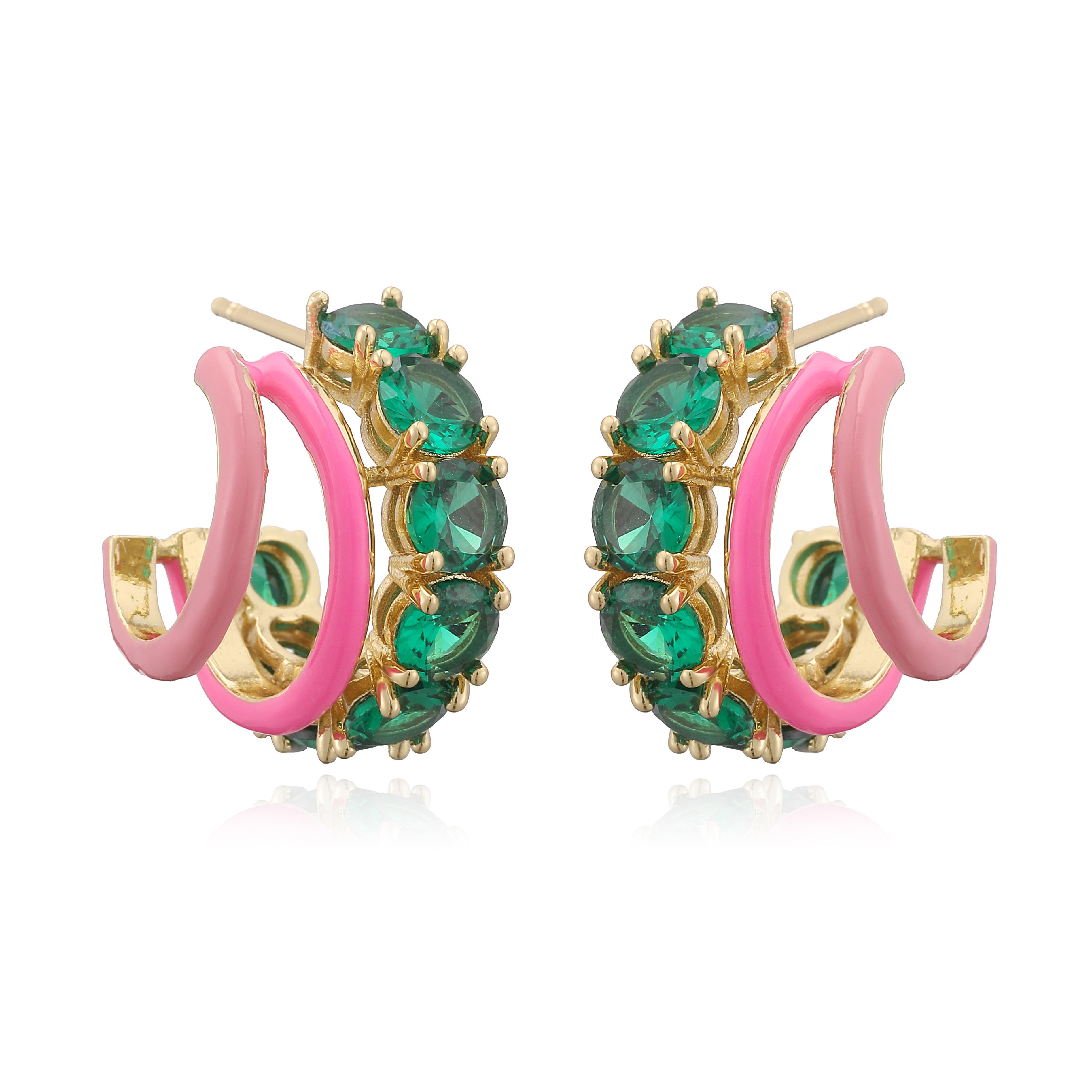 HECHENG,Enamel Drip Glaze Colored CZ Stone Stud Earrings Women s Unisex Zircon Hip-Hop Y2K Style Accessories 1 Pair Other розовый
HECHENG,Enamel Drip Glaze Colored CZ Stone Stud Earrings Women s Unisex Zircon Hip-Hop Y2K Style Accessories 1 Pair Other розовый