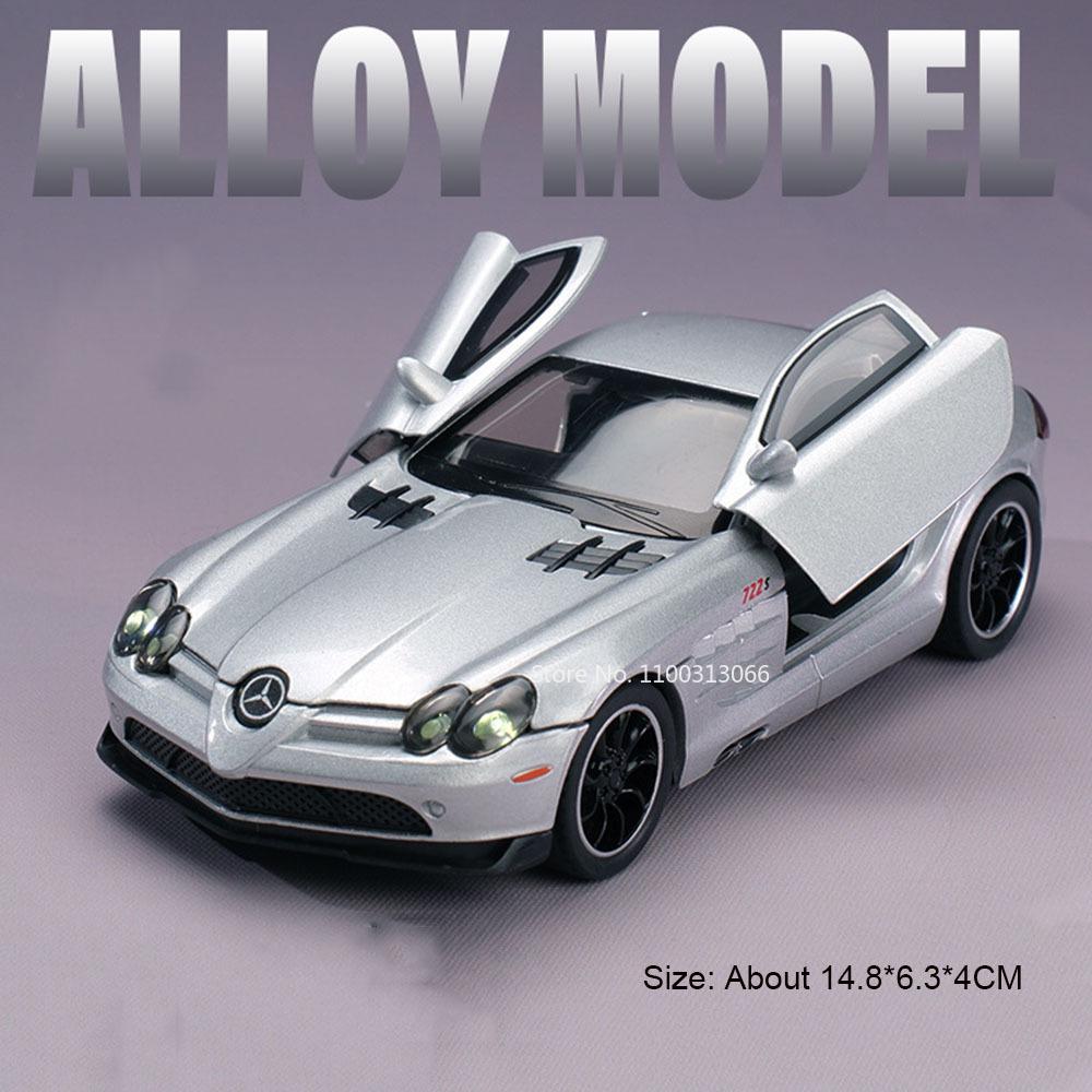 1:32 SLR 772S SLS Toys Model Sports Cars Alloy Diecast with Light Sound Vehicle Wheel Pull Back Miniature Car Boys Perfect Gifts
1:32 SLR 772S SLS Toys Model Sports Cars Alloy Diecast with Light Sound Vehicle Wheel Pull Back Miniature Car Boys Perfect Gifts