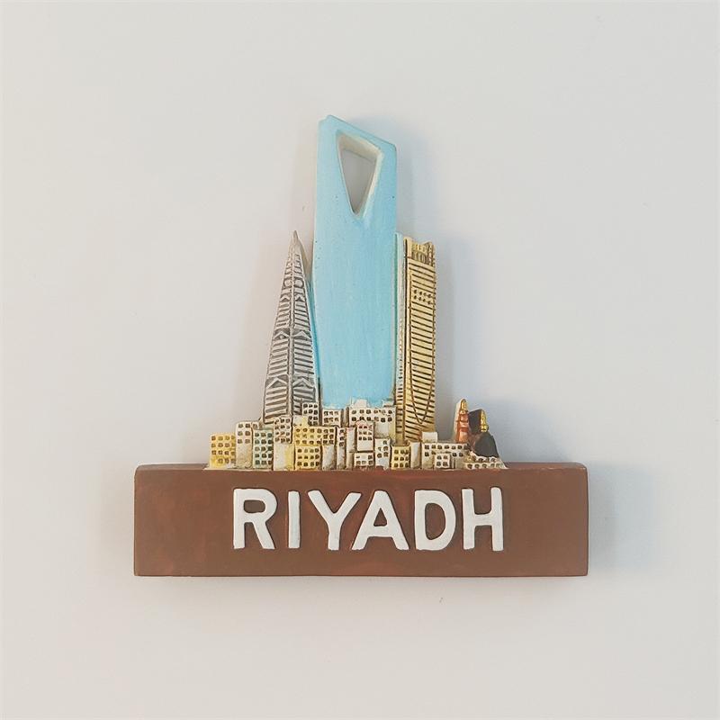 Saudi Arabia capital Riyadh Tourism 3D Stereoscopic landmark buildings Tourism souvenirs decoration home refrigerator magnets
Saudi Arabia capital Riyadh Tourism 3D Stereoscopic landmark buildings Tourism souvenirs decoration home refrigerator magnets